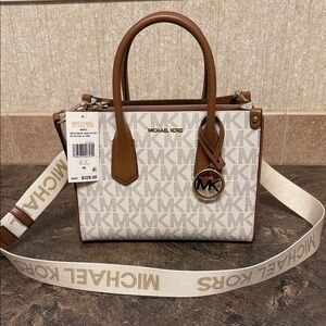 Michael Kors Brown and Cream Women's Bag NWT